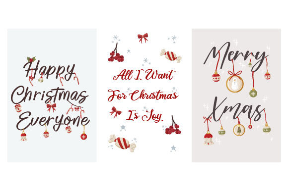 Christmas Card with Ornate