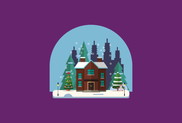Christmas Illustration Design for Editorial and Web Use