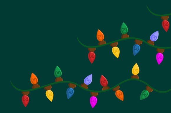 Christmas Lights Decoration Illustrations