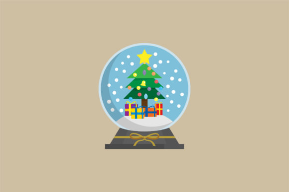 Christmas Snowball Decoration Illustrations