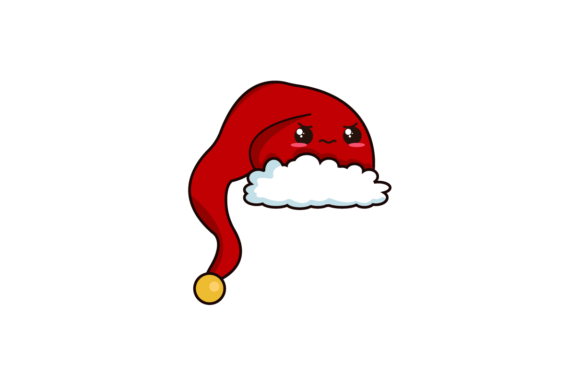 Kawaii Christmas Hat Illustrations