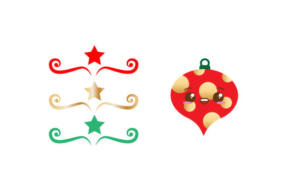 Ornament Star Christmas Vectors Illustrations